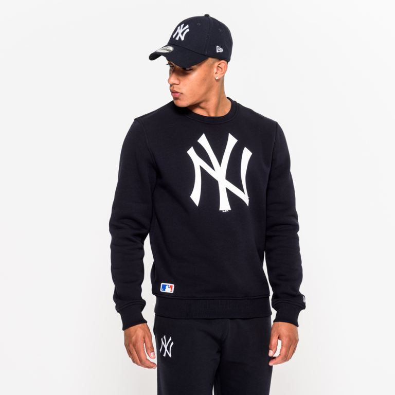 Ropa New Era Mlb Azules - New York Yankees Crew Neck 56210LJSQ